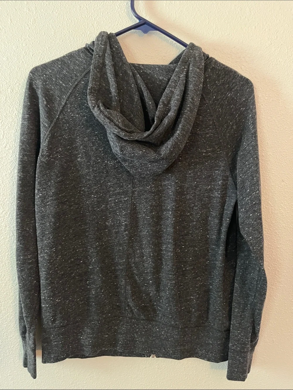 Nike Dark Gray Heather Steelers Zip-Up Hoodie